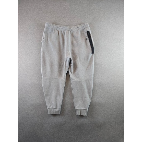 Nike Tech Joggers Mens Size XXL Grey Fleece Drill Drip Tapered Gym cu4495-063 - Picture 2 of 11